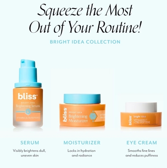 Bliss Bright Idea Brightening Serum with Vitamin C & Tri-peptides, 15ml, New - Picture 9 of 10